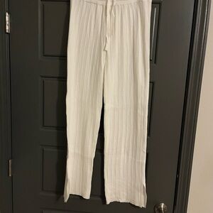Elegant White Boot Cut Pants